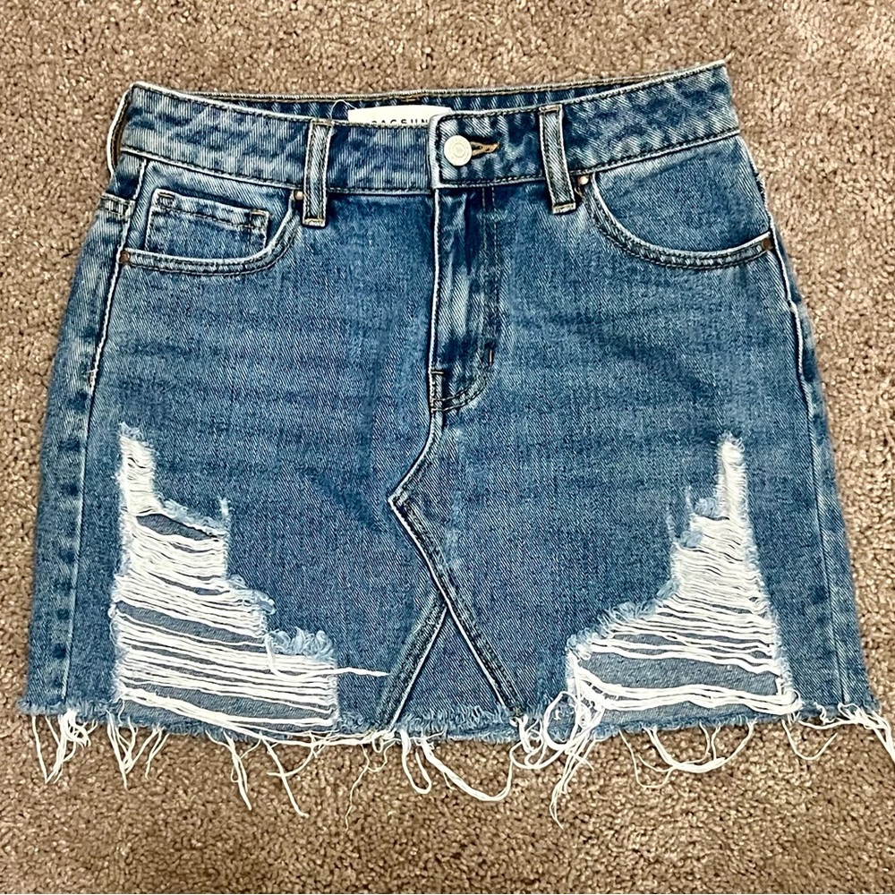 PacSun denim skirt
